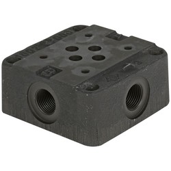 CETOP 3/NK6 3/8 1-PAIKKAINEN POHJALEVY TERÄS